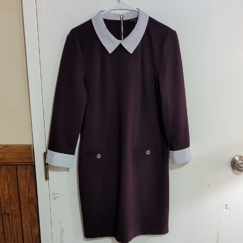 Tommy Hilfiger Purple and White Dress